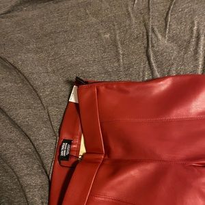 Leather leggings from Zara